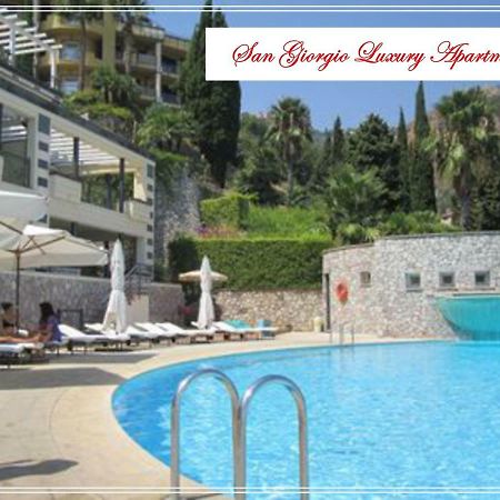 San Giorgio Luxury Apartment Taormina-Panoramic Pool & Parking Space Bagian luar foto